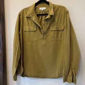 Madewell Moleskin Long-Sleeve Pullover Workshirt (L)